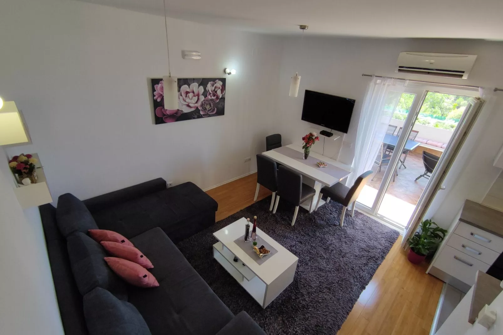 Apartments Kola - Two Bedroom Apartment with Terrace and Sea View (1)-Indoor