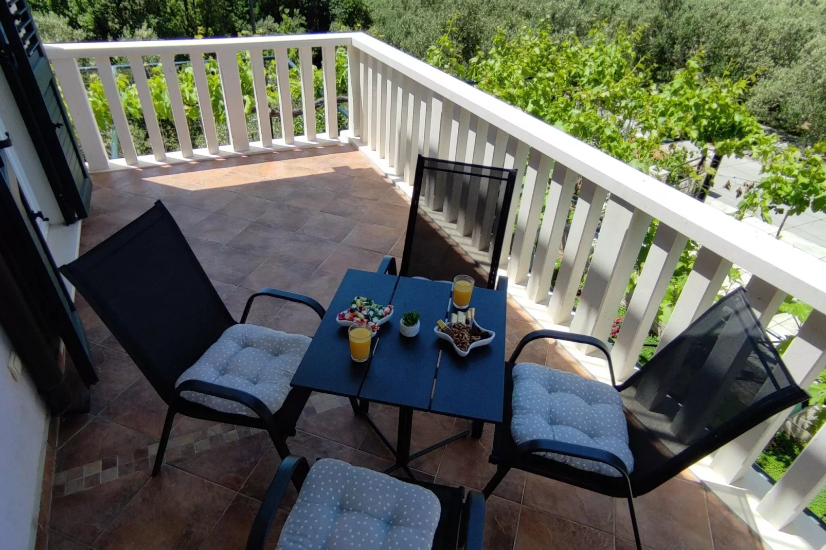 Apartments Kola - Two Bedroom Apartment with Terrace and Sea View (1)-Terrace