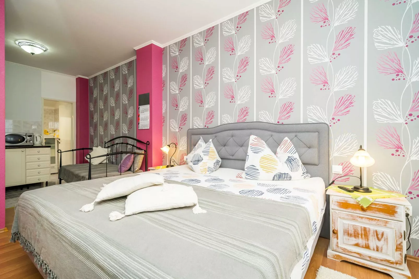 Apartment Villa Palma- Studio Apartment with Balcony and Sea View (Studio apartman 1)-Bedroom