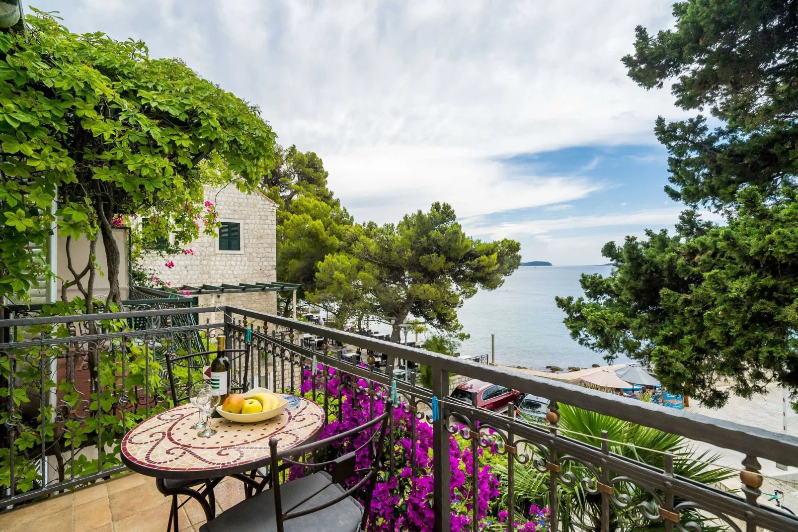 Apartment Villa Palma- Studio Apartment with Balcony and Sea View (Studio apartman 1)-View