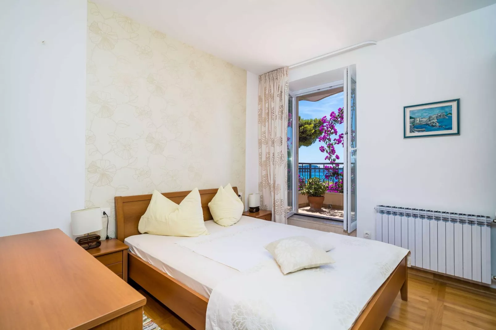Apartment Villa Palma- Two Bedroom Apartment with Terrace and Sea View ( Apartman 4)-Bedroom