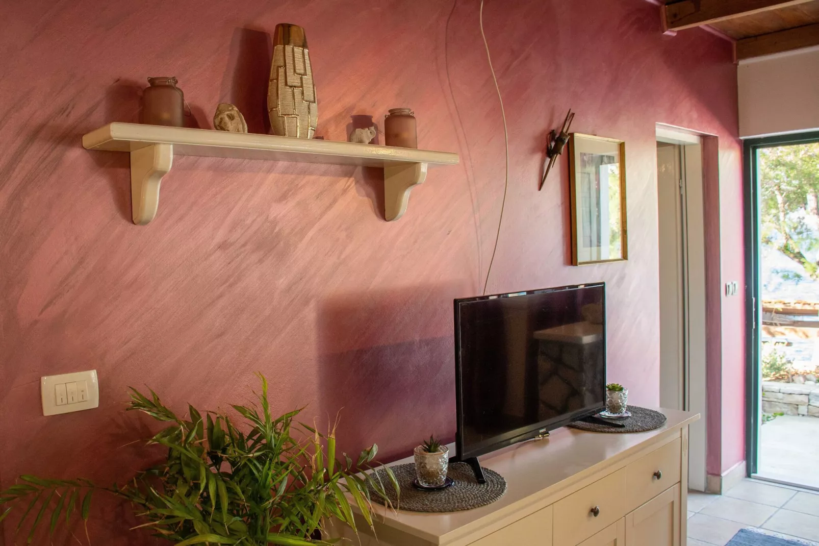 Holiday Home Luna - Two Bedroom Holiday Home with Sea View-Salon