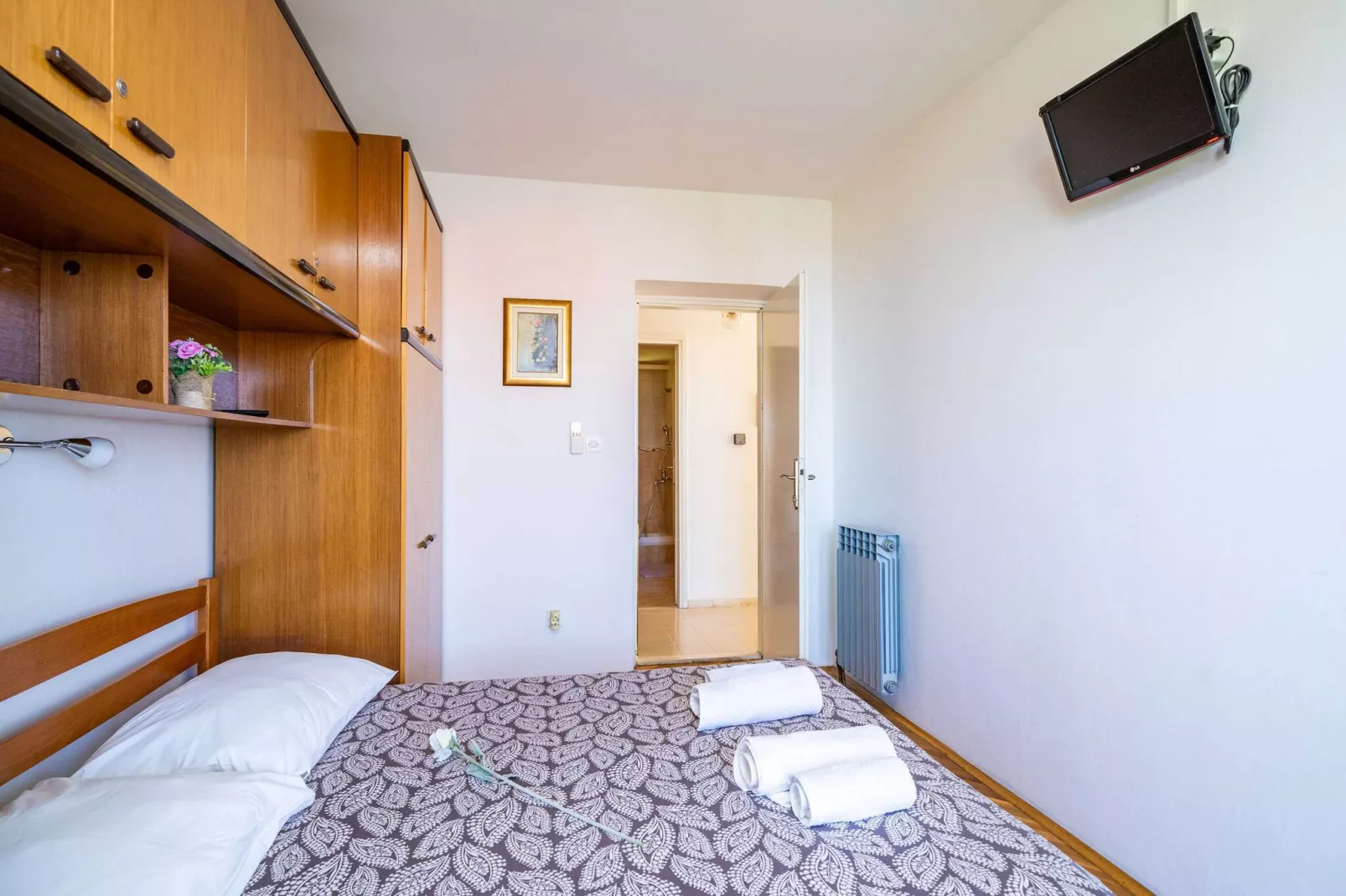 Apartments Stella - Three-Bedroom Apartment with Balcony and Terrace-Bedroom