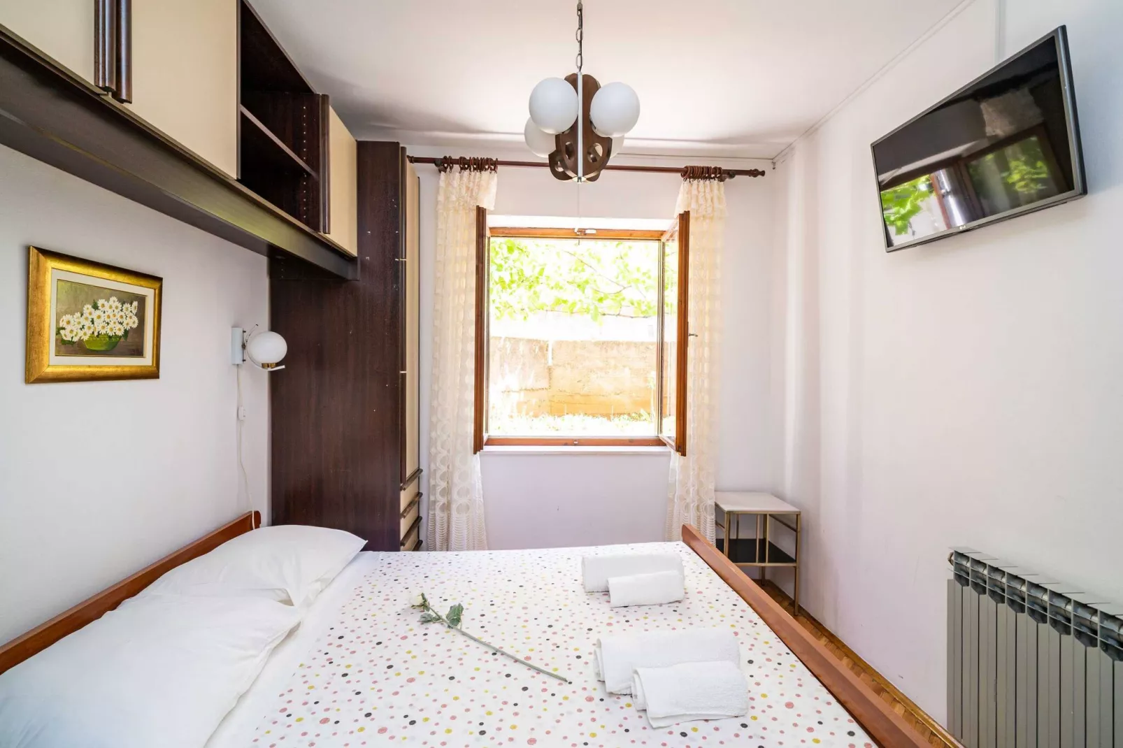Apartments Stella - Three-Bedroom Apartment with Balcony and Terrace-Bedroom
