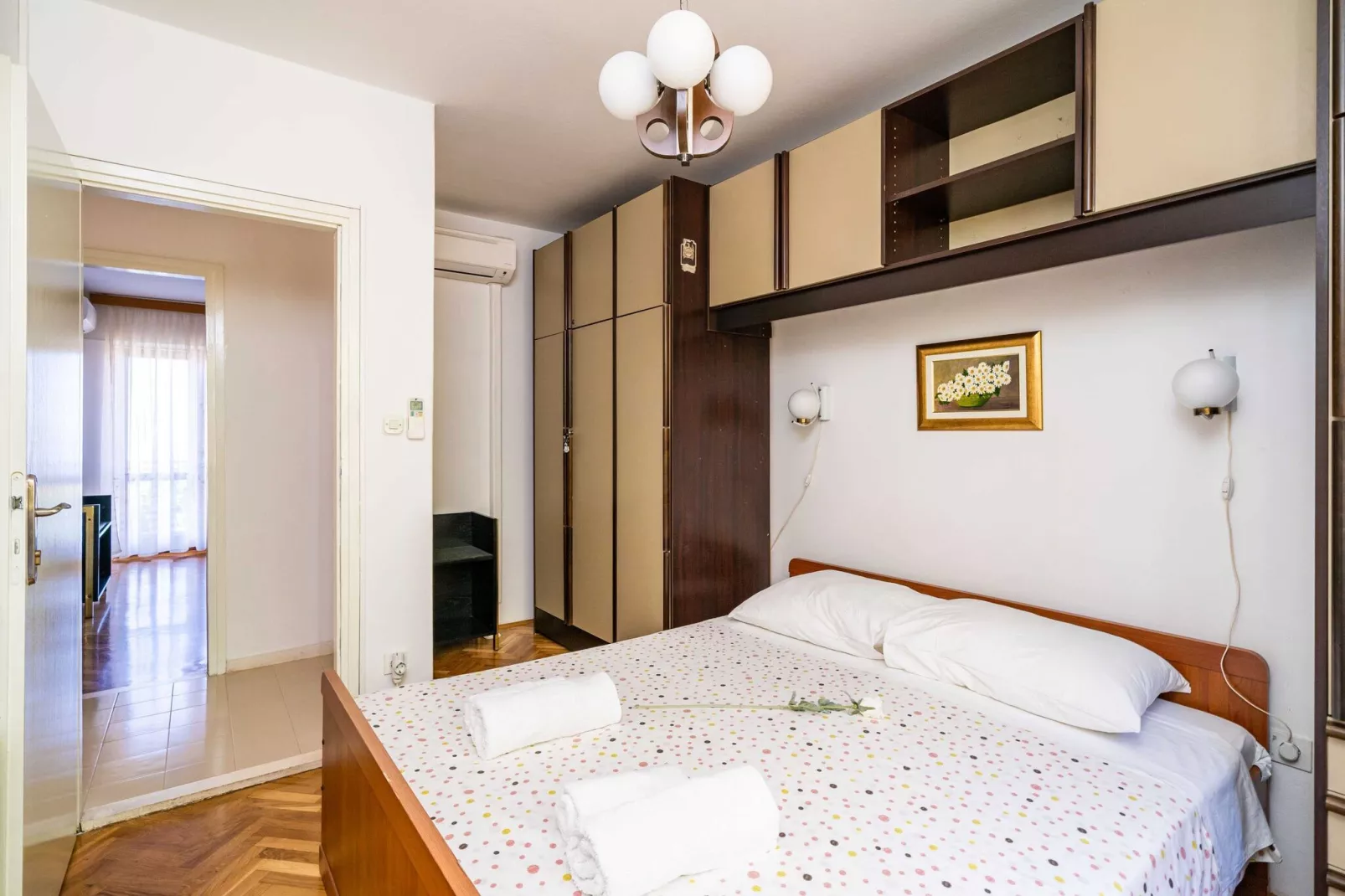 Apartments Stella - Three-Bedroom Apartment with Balcony and Terrace-Bedroom