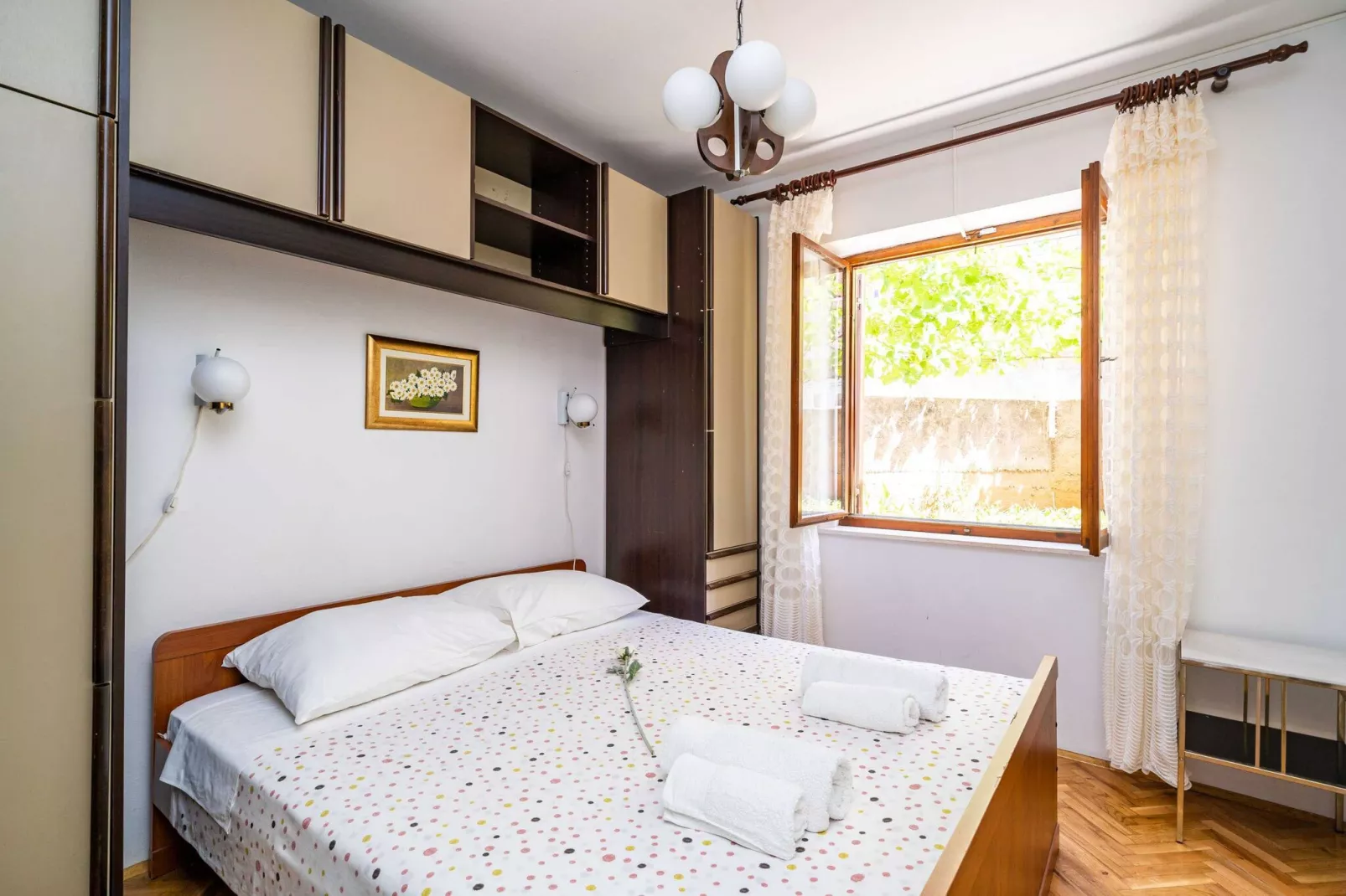 Apartments Stella - Three-Bedroom Apartment with Balcony and Terrace-Bedroom
