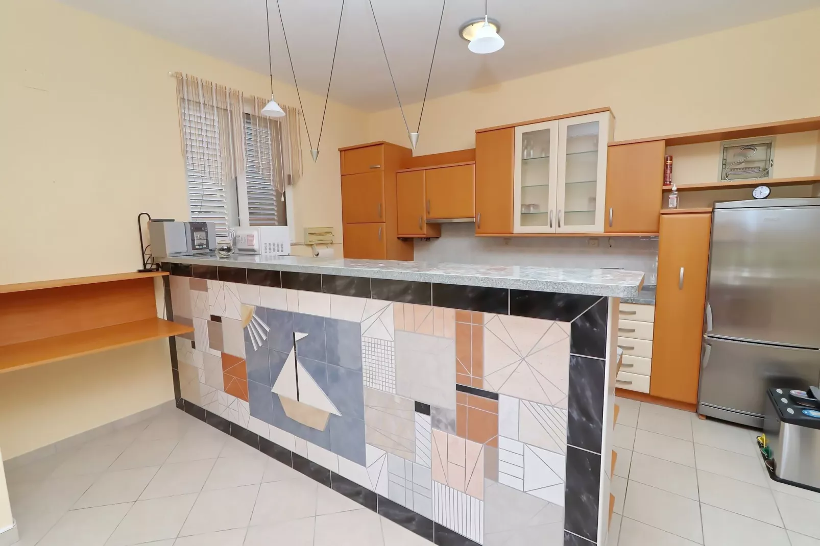 Apartments Villa Michele-One Bedroom Apartment with Terrace ( Smokva )-Küche