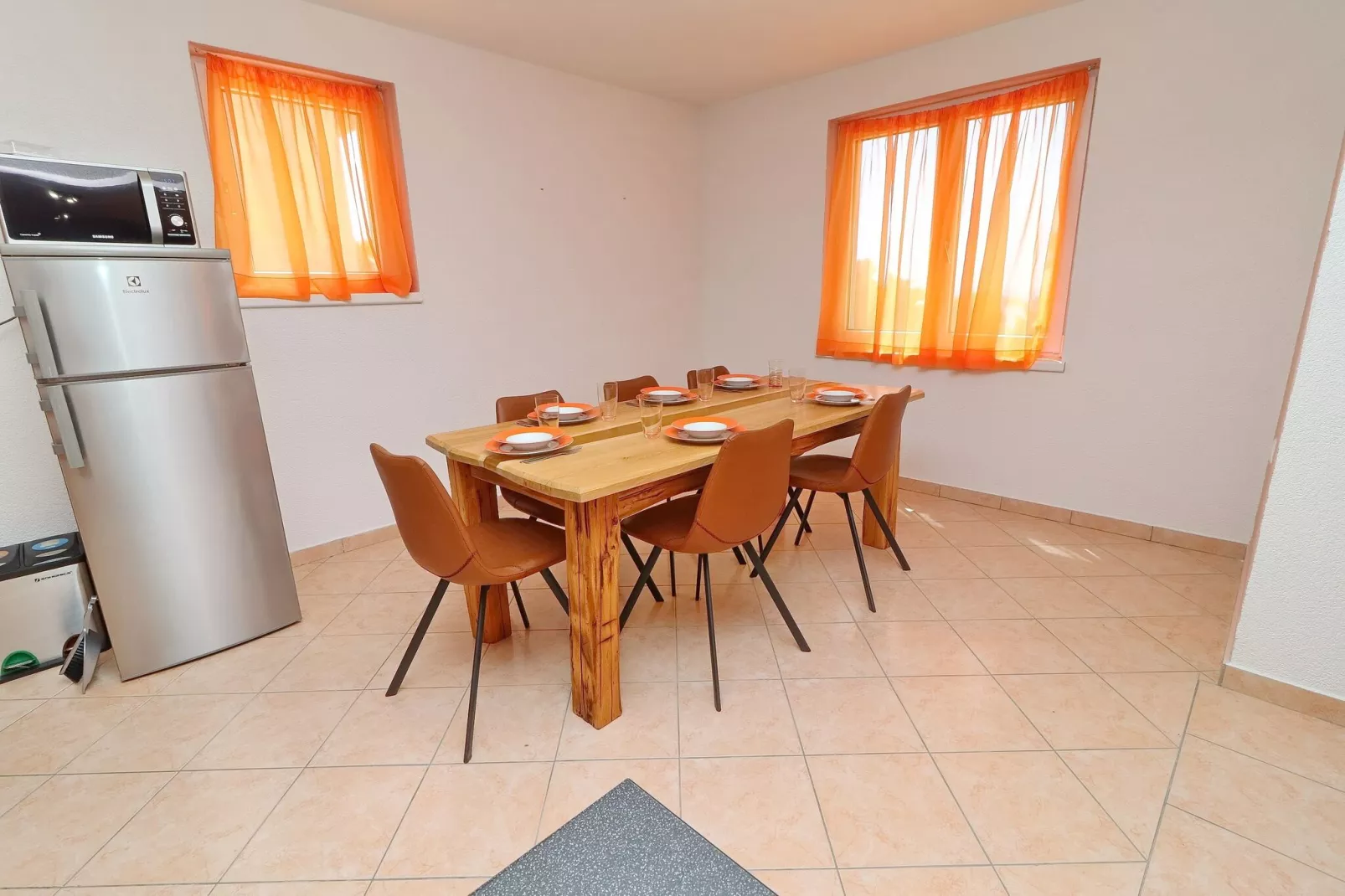 Apartments Villa Michele-Three Bedroom Apartment with Terrace ( Mandarin )-Esszimmer