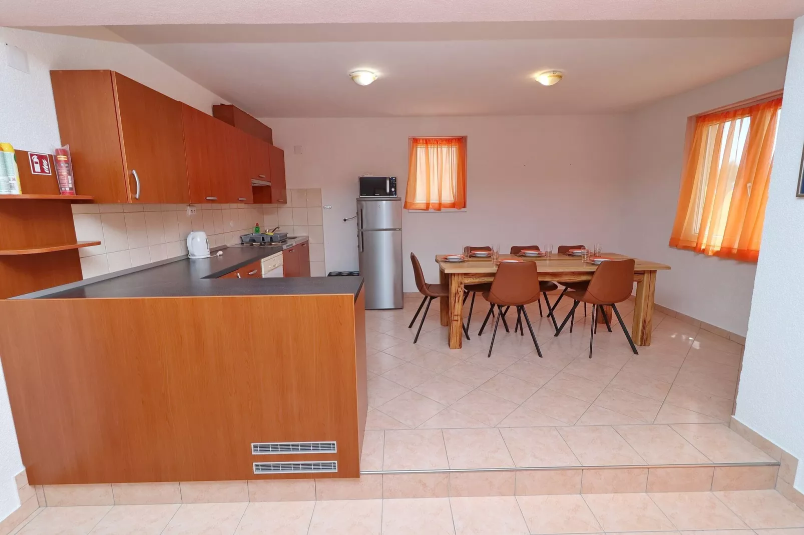 Apartments Villa Michele-Three Bedroom Apartment with Terrace ( Mandarin )-Küche