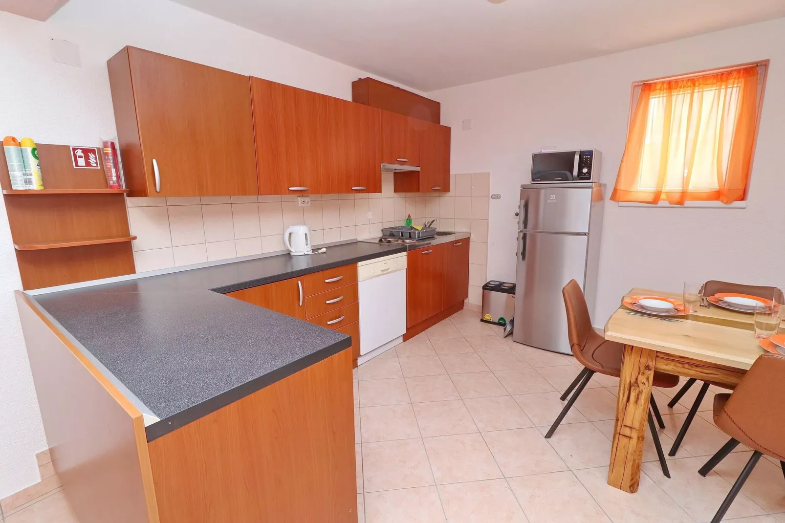 Apartments Villa Michele-Three Bedroom Apartment with Terrace ( Mandarin )-Küche