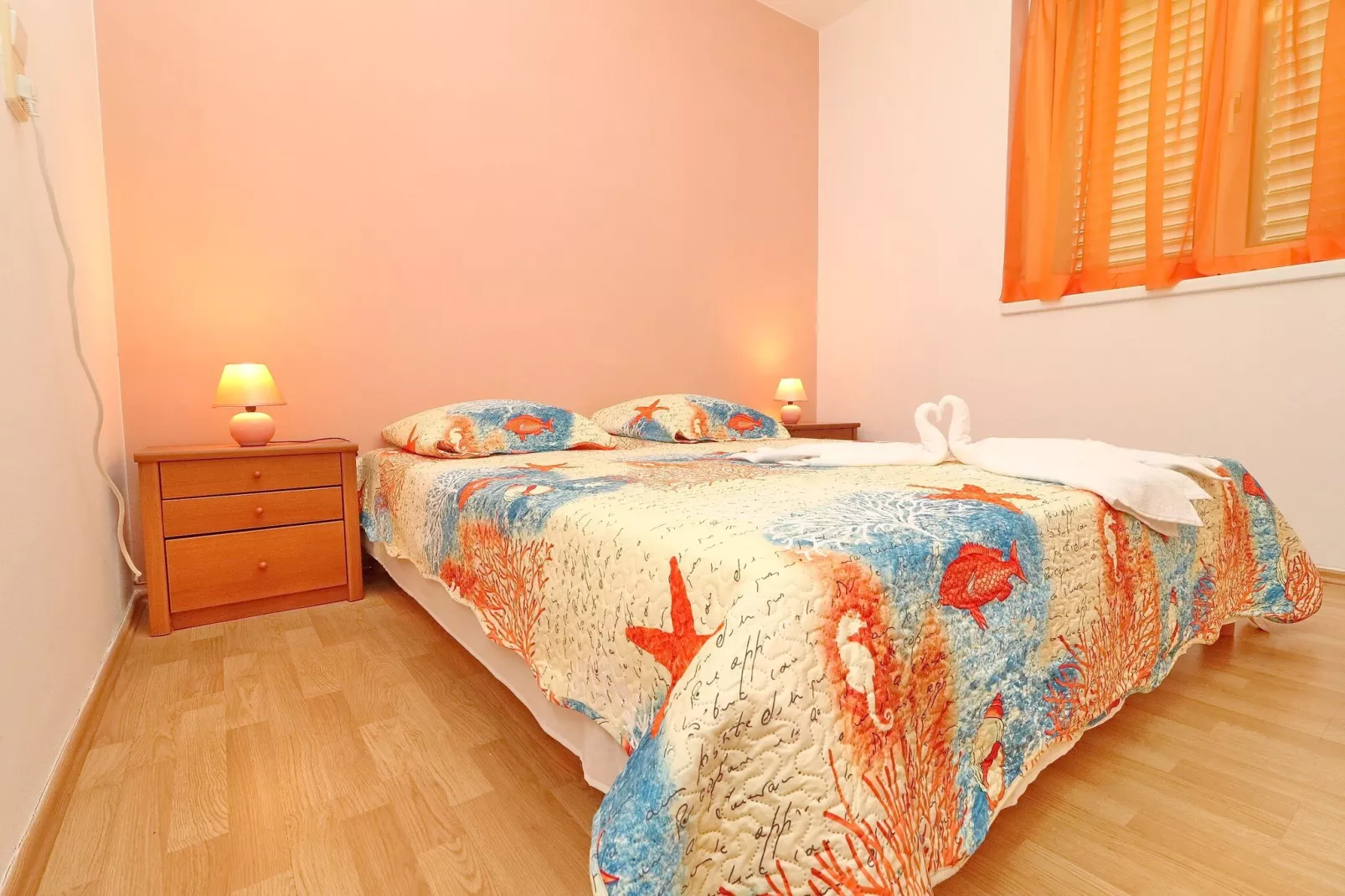 Apartments Villa Michele-Three Bedroom Apartment with Terrace ( Mandarin )-Schlafzimmer