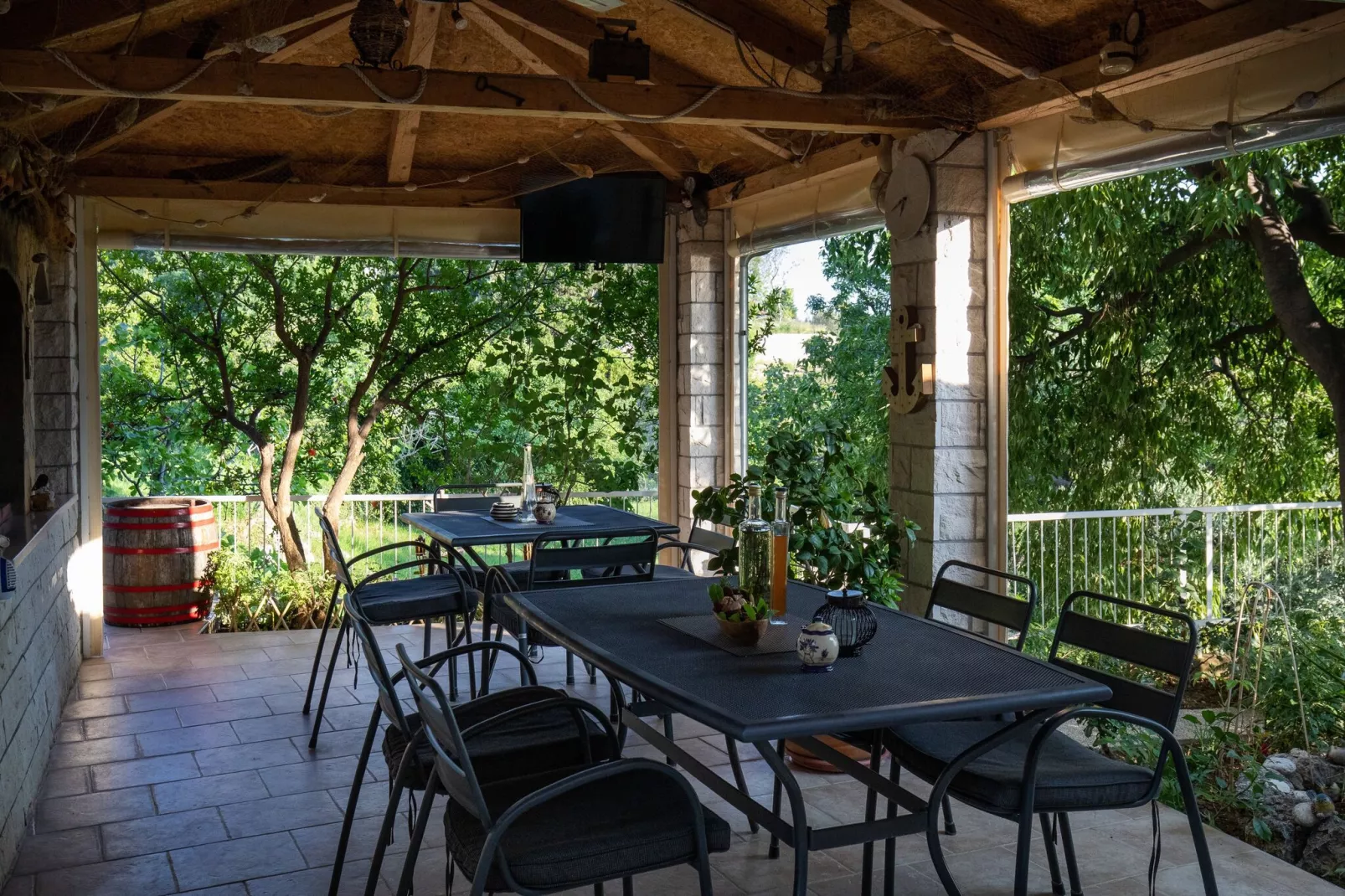 Apartments Belenum - Double Room with Balcony and Sea View (no.2)-Terrasse