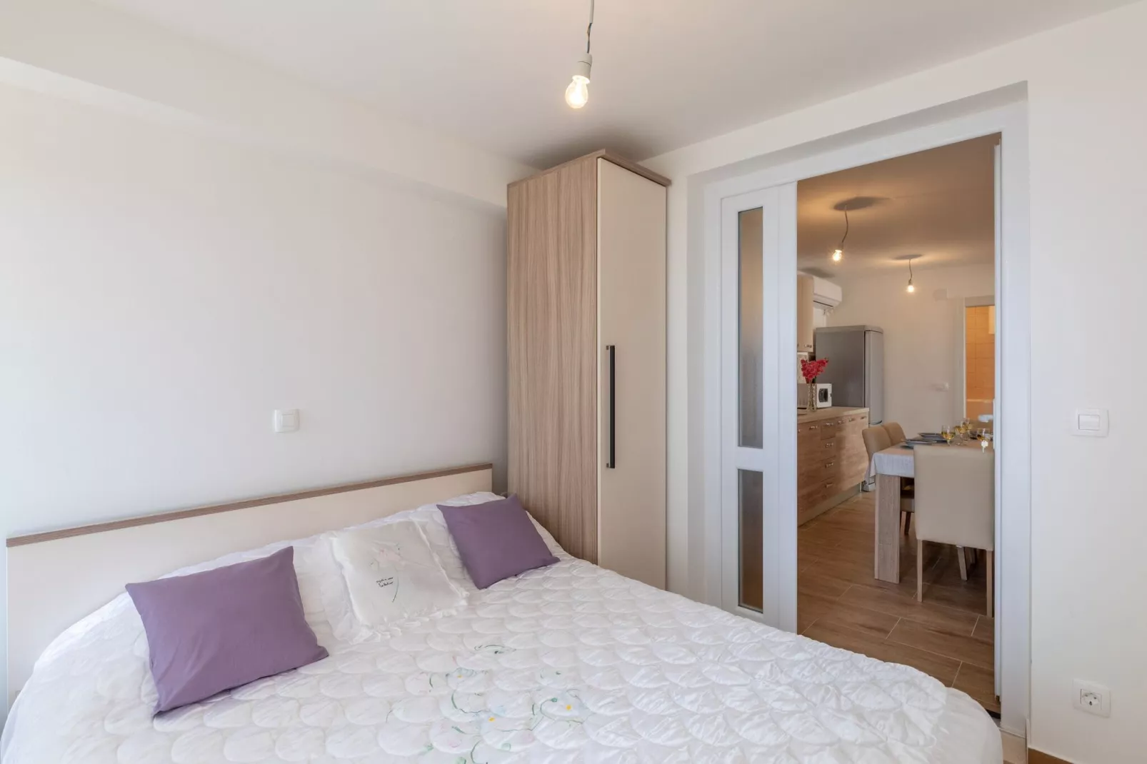 Apartment Nike - Two-Bedroom Apartment with Terrace-Chambre