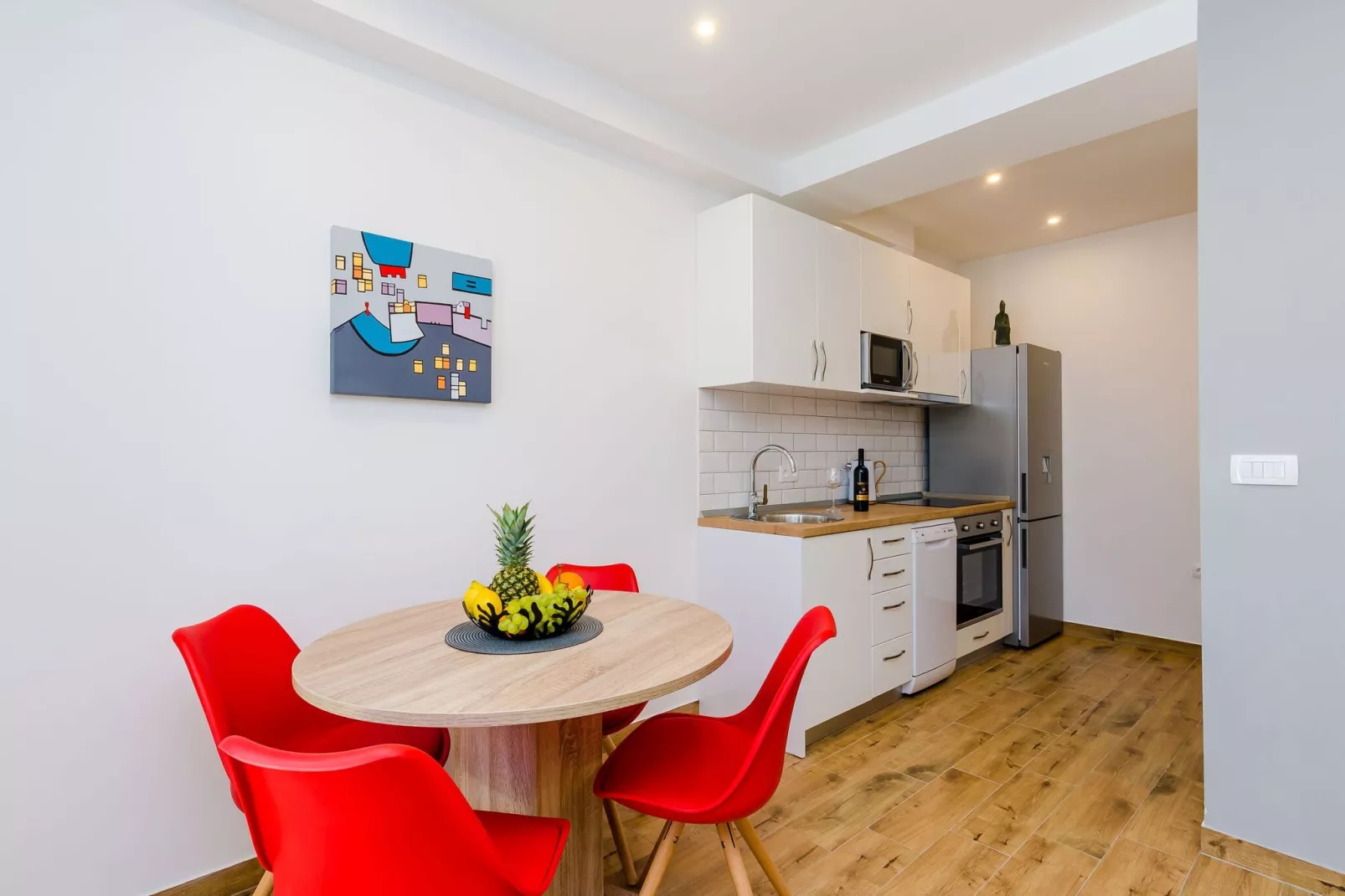 Apartment Moon River - Two-Bedroom Apartment with Terrace-Esszimmer