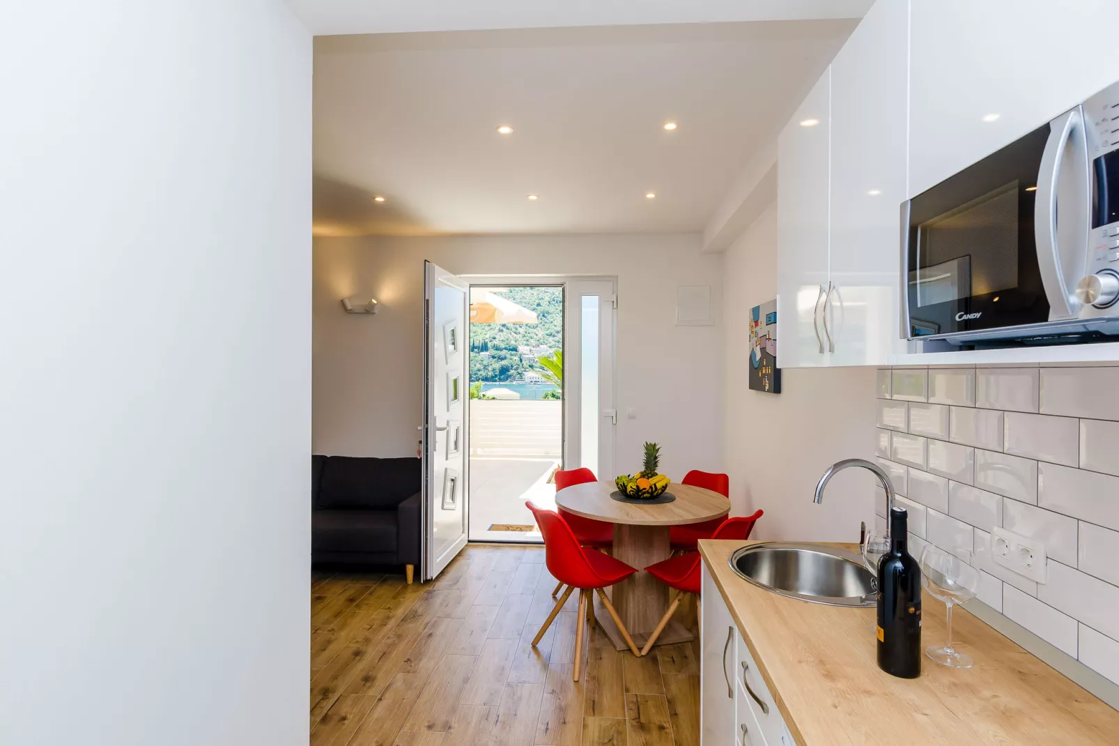 Apartment Moon River - Two-Bedroom Apartment with Terrace-Esszimmer