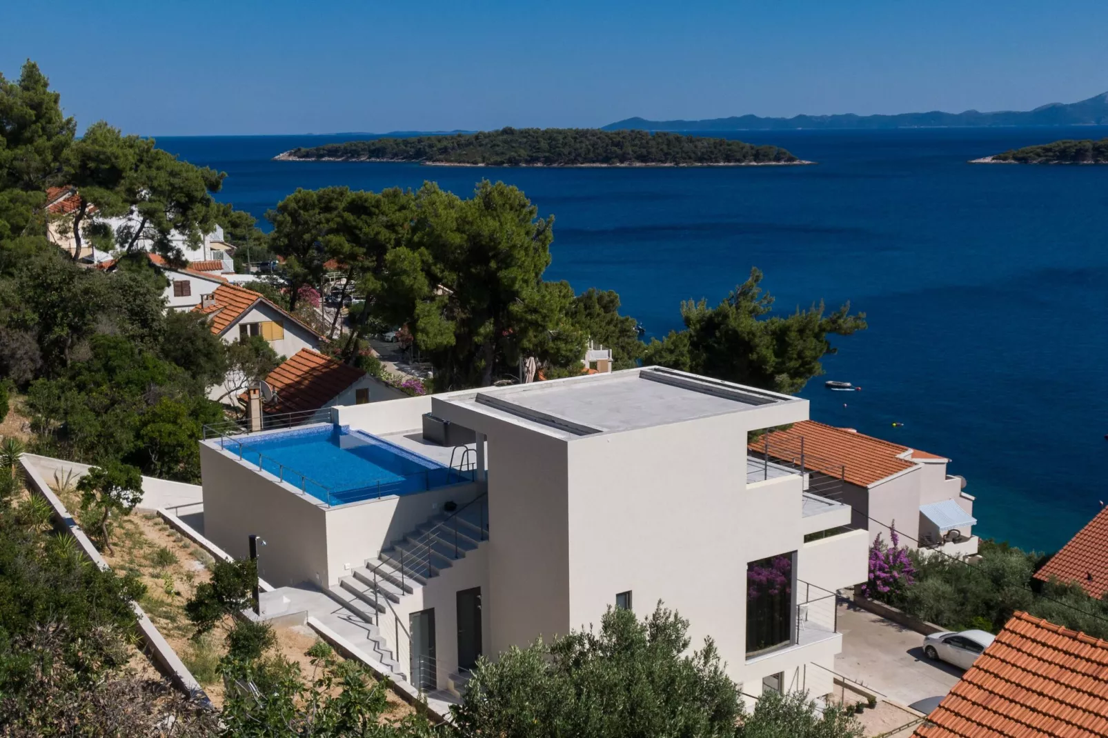 Villa Desire - Three Bedroom Villa with Pool and Sea View-View
