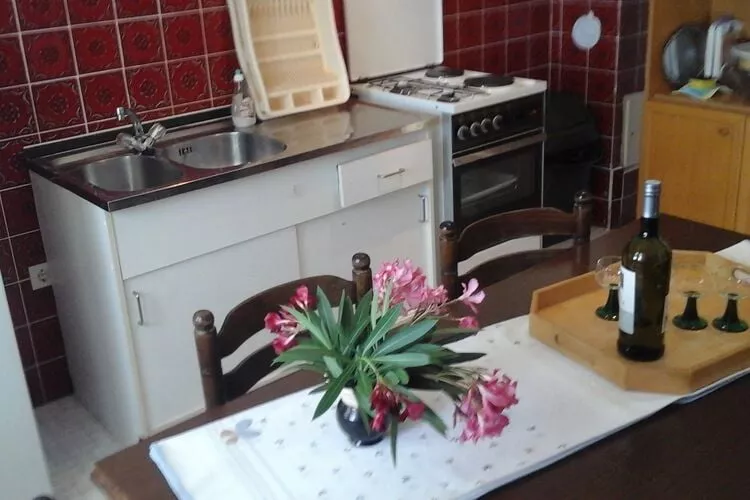 Apartments and Room Katja - Two Bedroom Apartment with Terrace-Cuisine