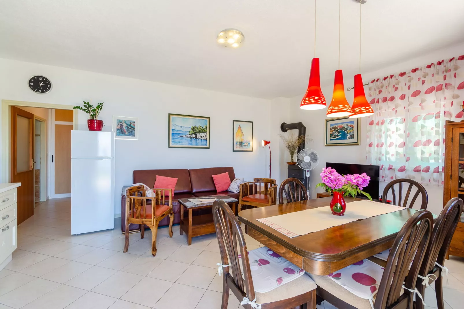 Vacation House Marija, Korčula-Two Bedroom Holiday Home with Terrace and Sea View-Salle à manger