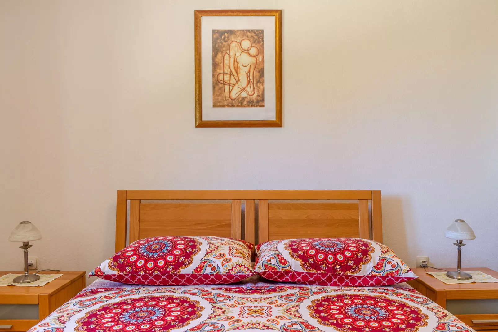 Vacation House Marija, Korčula-Two Bedroom Holiday Home with Terrace and Sea View-Chambre