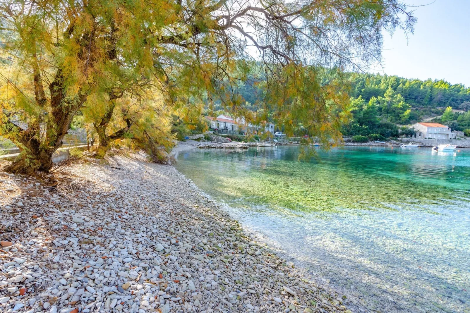 Vacation House Marija, Korčula-Two Bedroom Holiday Home with Terrace and Sea View-Vue