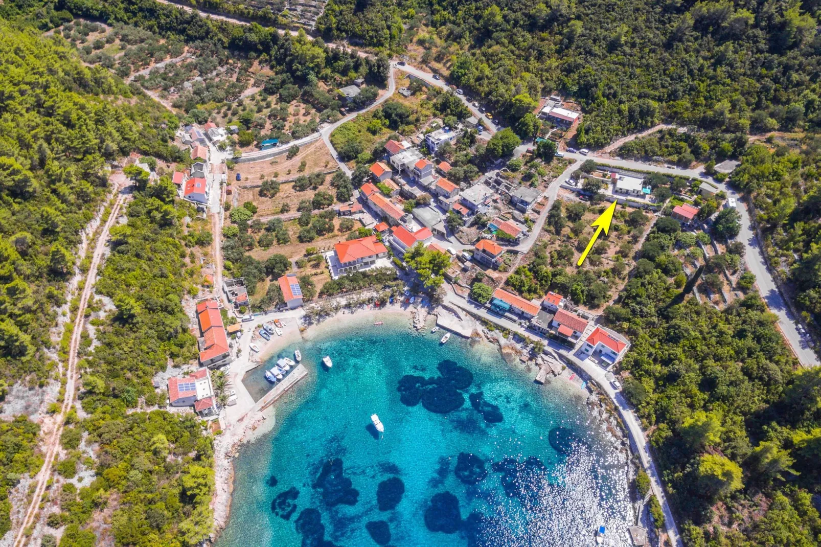 Vacation House Marija, Korčula-Two Bedroom Holiday Home with Terrace and Sea View-Vue
