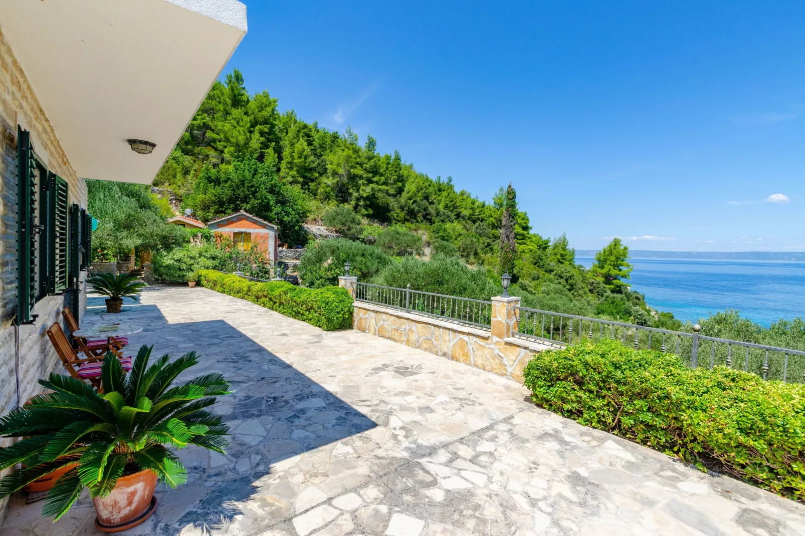 Vacation House Marija, Korčula-Two Bedroom Holiday Home with Terrace and Sea View-Terrasse