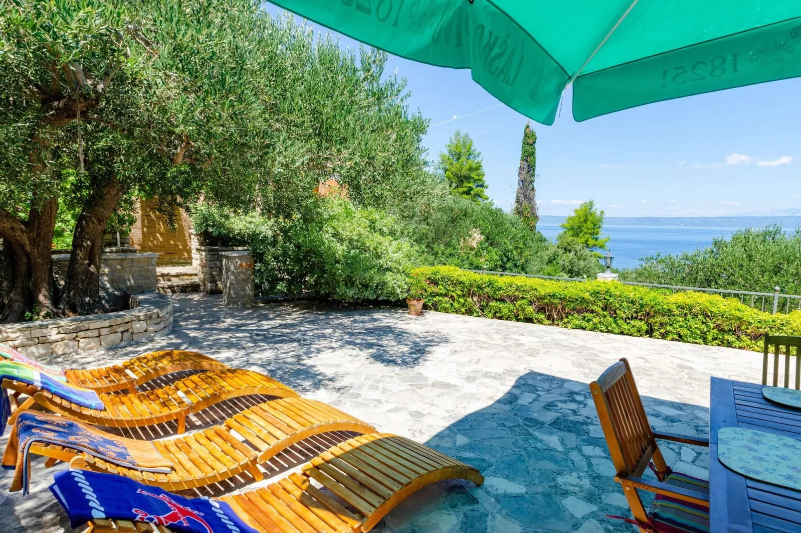 Vacation House Marija, Korčula-Two Bedroom Holiday Home with Terrace and Sea View-Terrasse