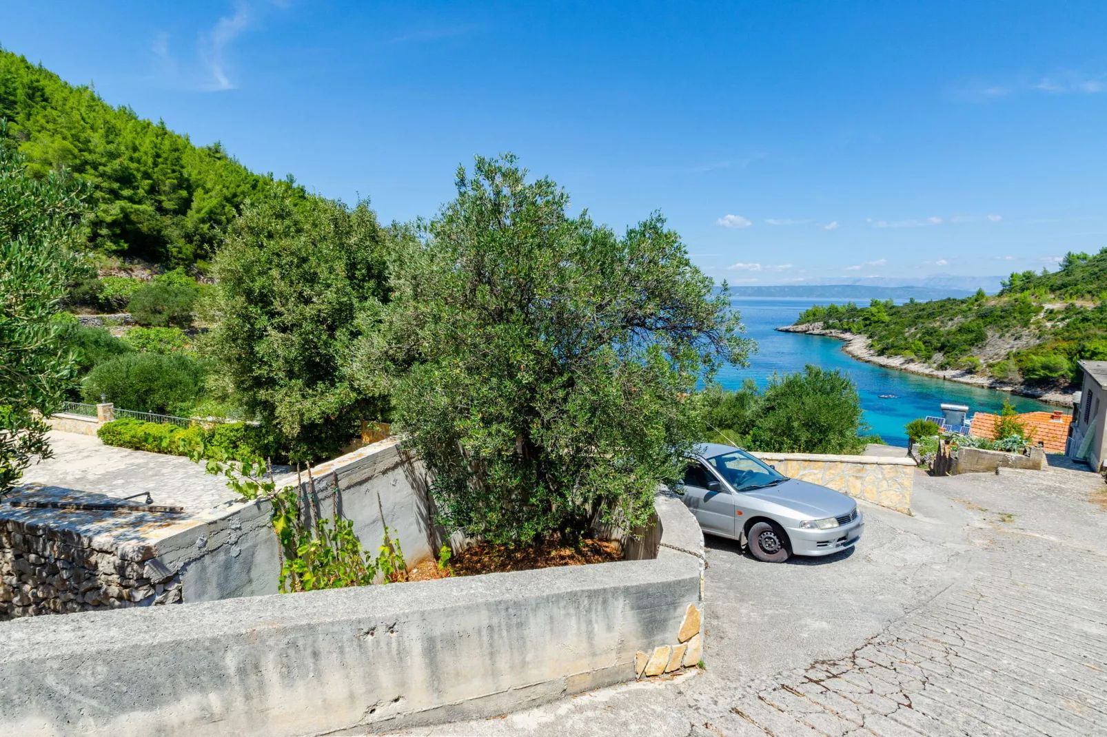 Vacation House Marija, Korčula-Two Bedroom Holiday Home with Terrace and Sea View-Extérieur