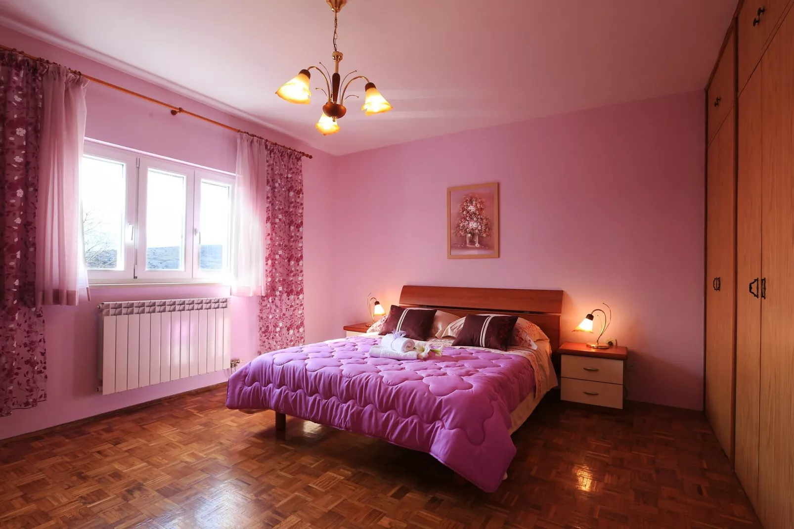 Apartment Villa IN - Four-Bedroom Apartment with Private Pool-Schlafzimmer