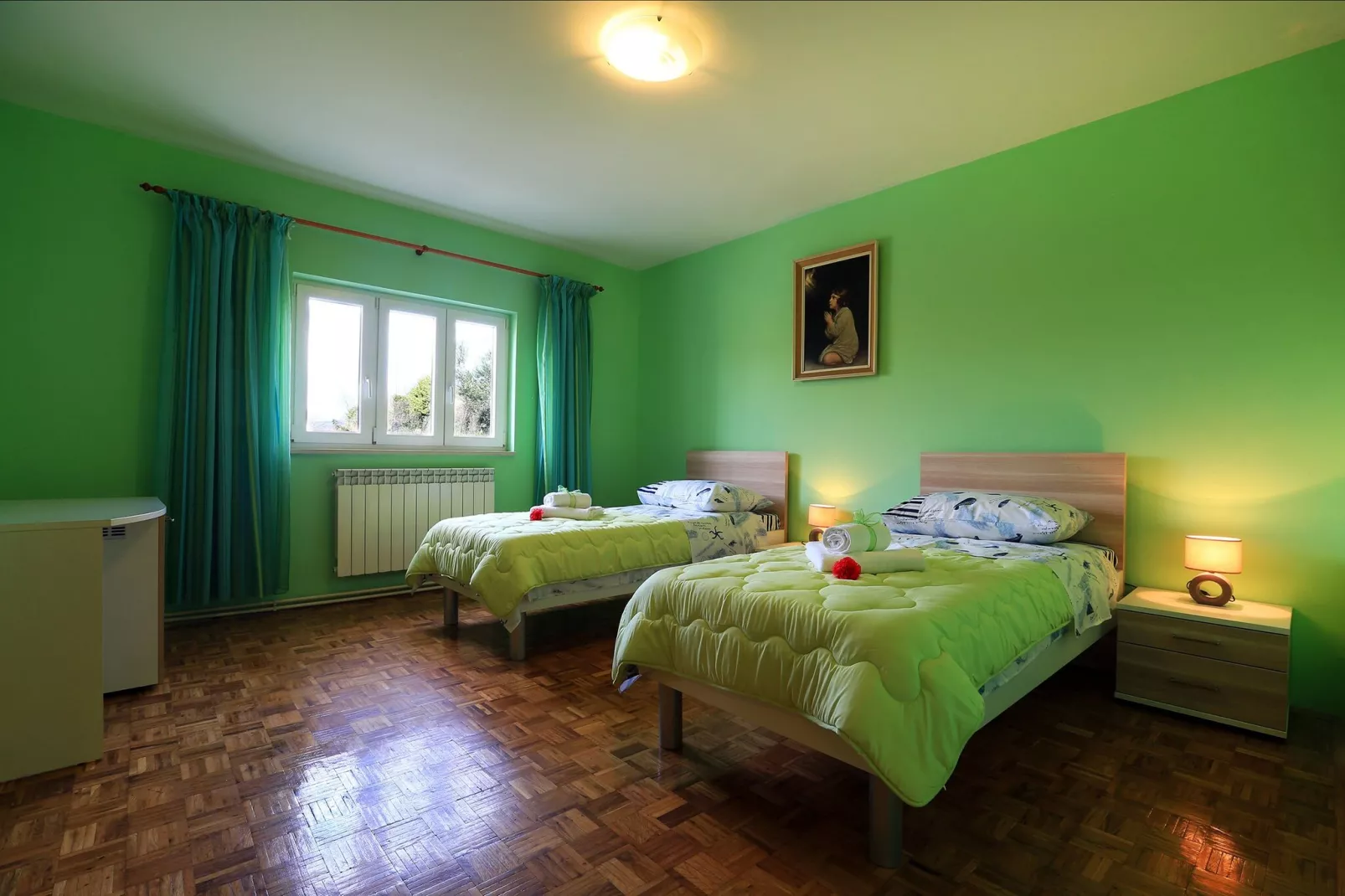 Apartment Villa IN - Four-Bedroom Apartment with Private Pool-Schlafzimmer