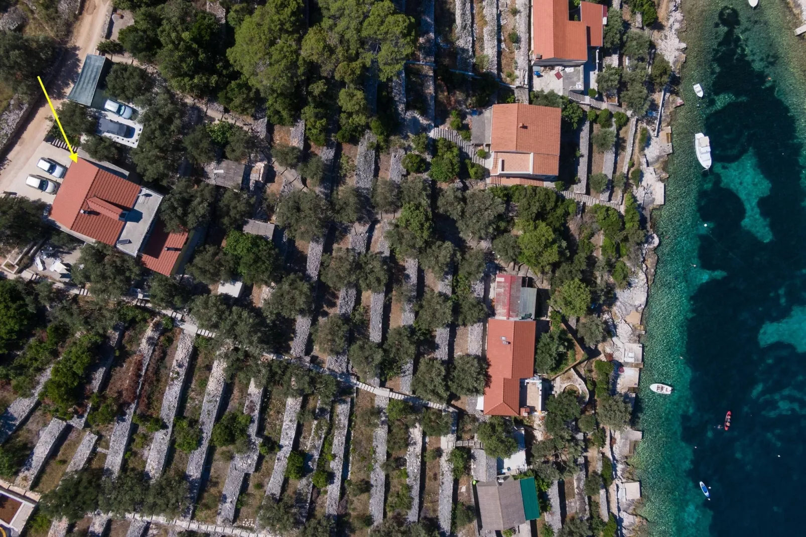 Olive's Garden House - Three Bedroom Holiday Home with Terrace and Sea View-Vue