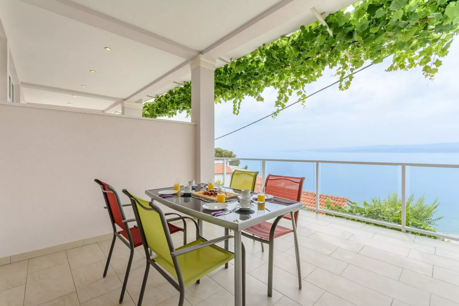 Apartments Hope (Dugi Rat) - Comfort OneBedroom Apartment with Terrace and Sea View (A1)-Terrace