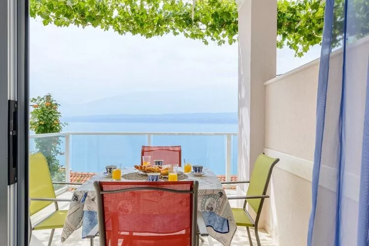 Apartments Hope (Dugi Rat) - One-Bedroom Apartment with Terrace and Sea View (A2)-Terrace