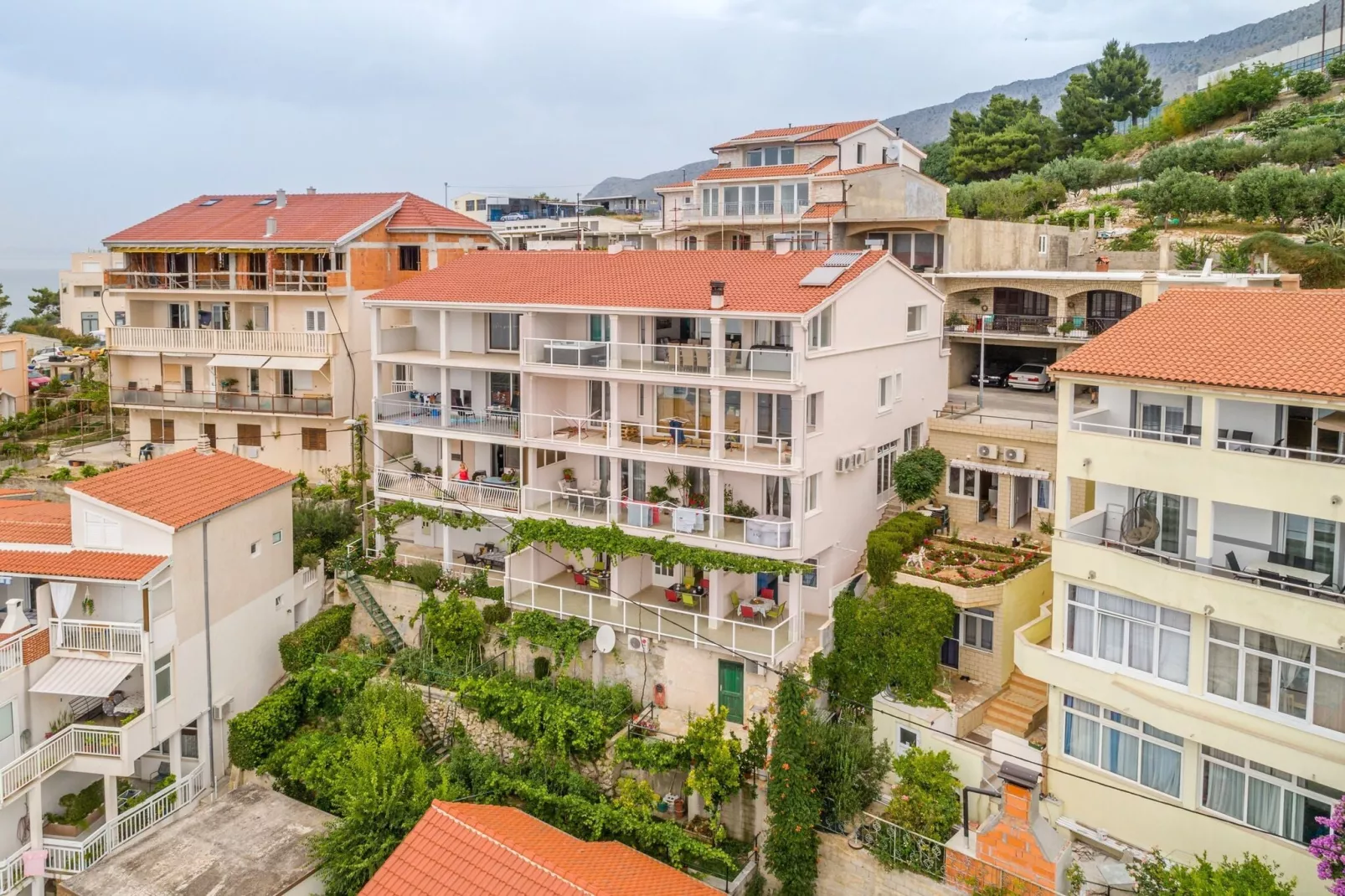 Apartments Hope (Dugi Rat) - One-Bedroom Apartment with Terrace and Sea View (A2)-View