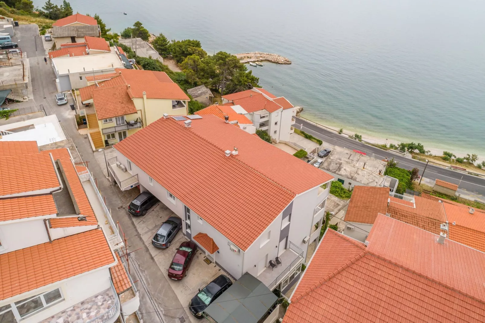 Apartments Hope (Dugi Rat) - One-Bedroom Apartment with Terrace and Sea View (A2)-View