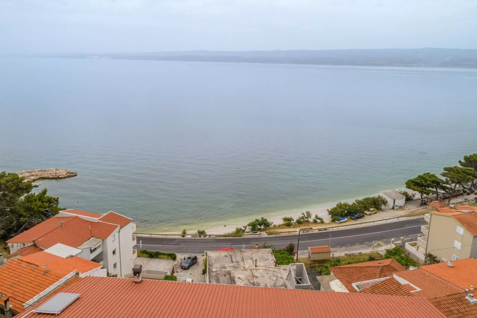 Apartments Hope (Dugi Rat) - Standard One-Bedroom Apartment with Terrace and Sea View (A3)-View
