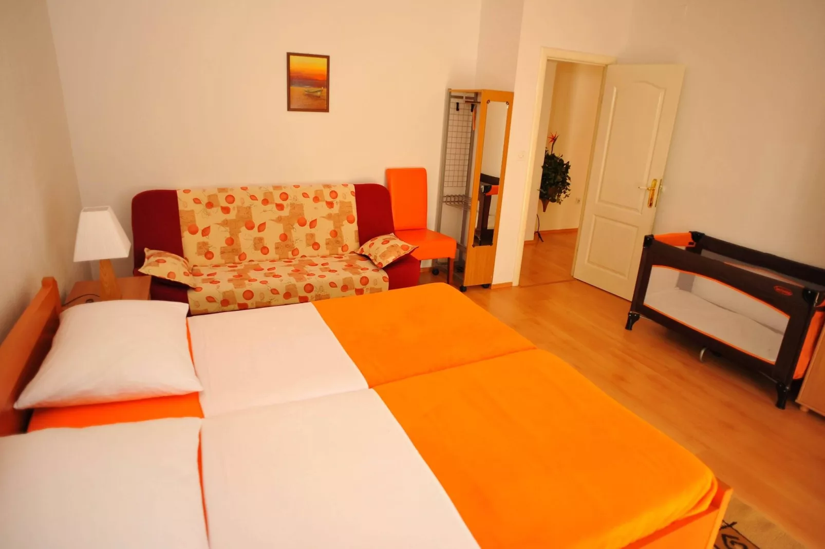 Villa Anni-Two Bedroom Apartment with Terrace ( A1)-Bedroom