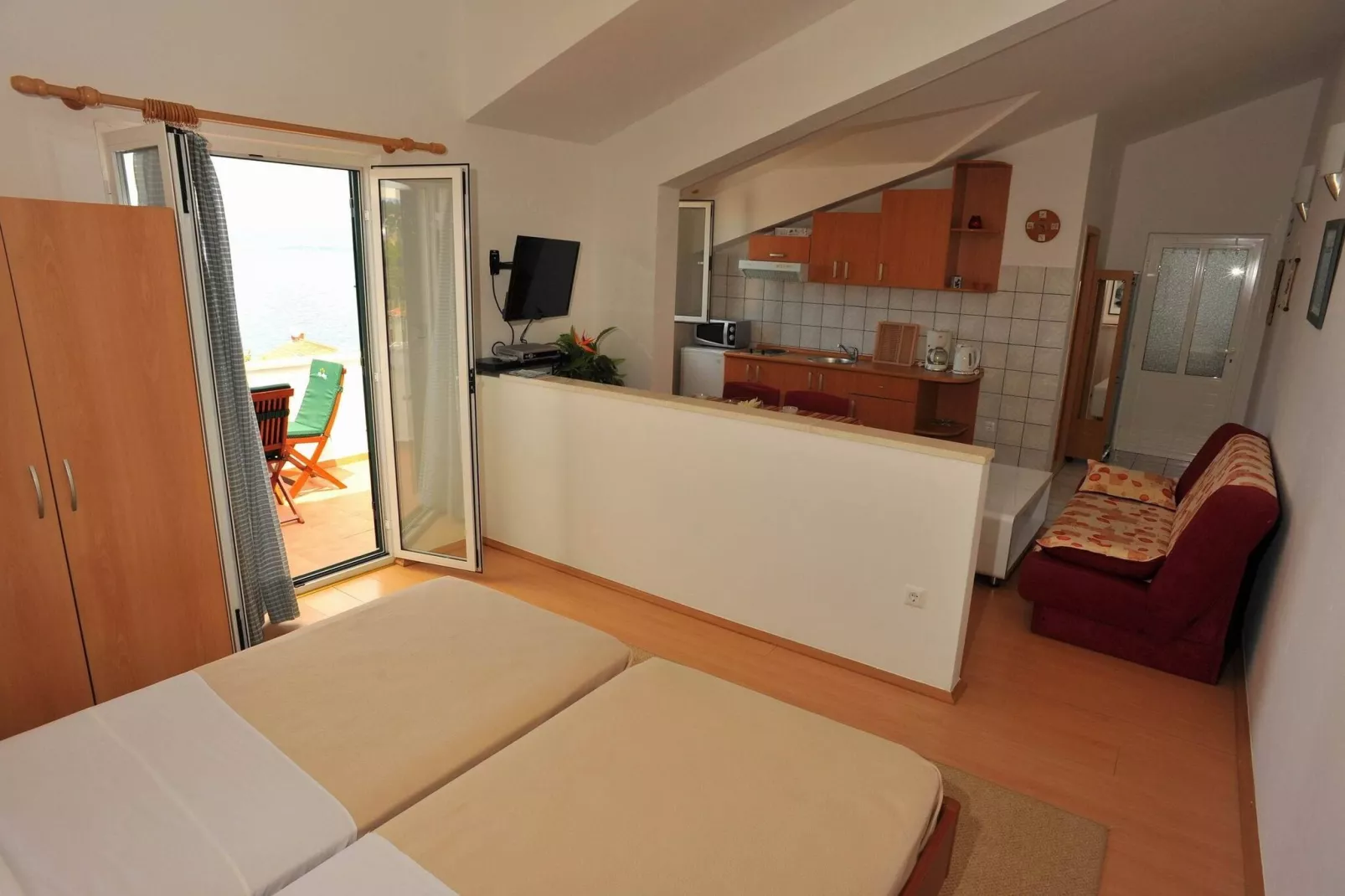 Villa Anni-Studio with Sea View Balcony(A4)-Bedroom