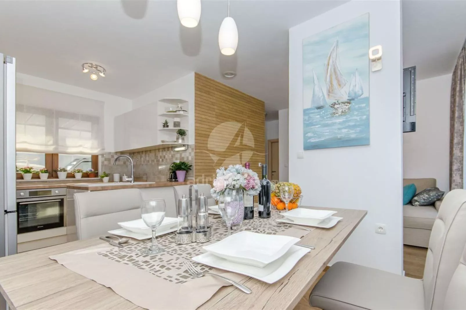 Villa LA-Two Bedroom Apartment with Terrace-Esszimmer
