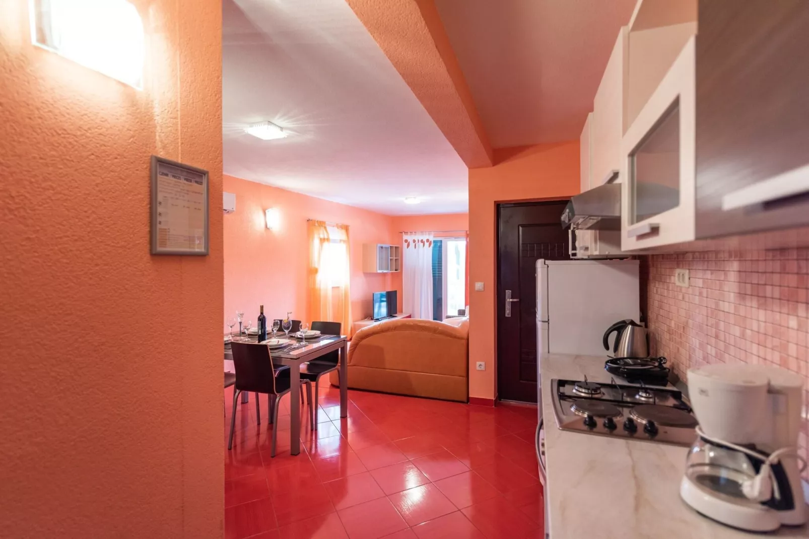 Apartments Karen - One Bedroom Apartment with Balcony (A2)-Küche