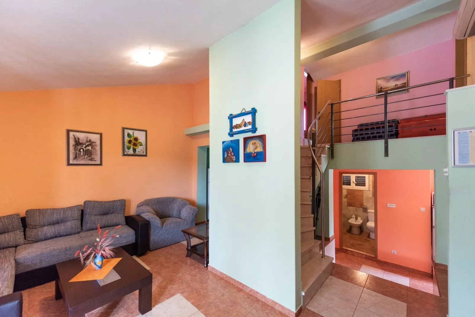 Apartments Karen - Three Bedroom Apartment with Terrace (A5)-Salon