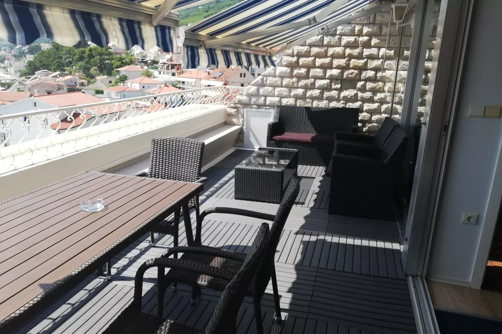 Villa Elit- Three Bedroom Apartment with Sea View Terrace (Penthouse)-Terrace