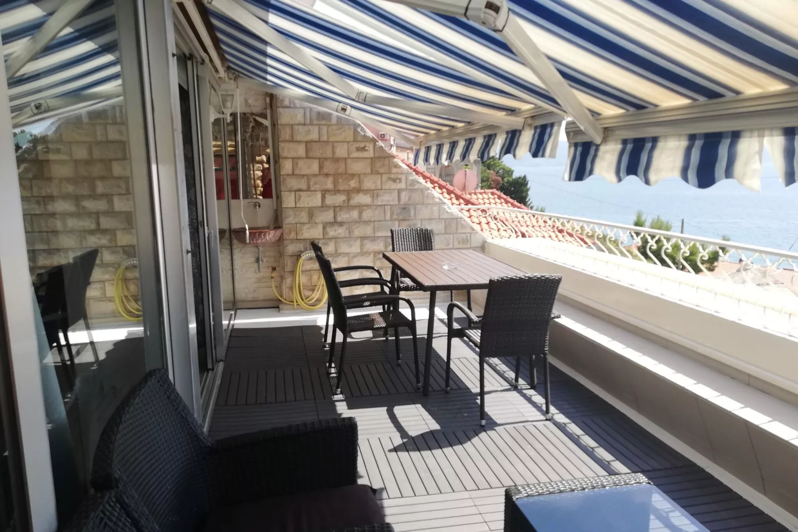 Villa Elit- Three Bedroom Apartment with Sea View Terrace (Penthouse)-Terrace