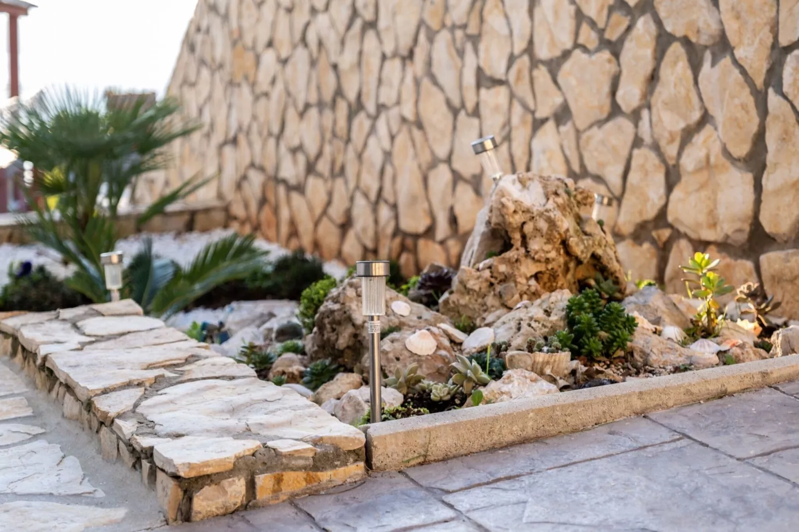 Apartments Palma - Two Bedroom Apartment with Balcony and Sea View  ( Veliki )-Outdoor
