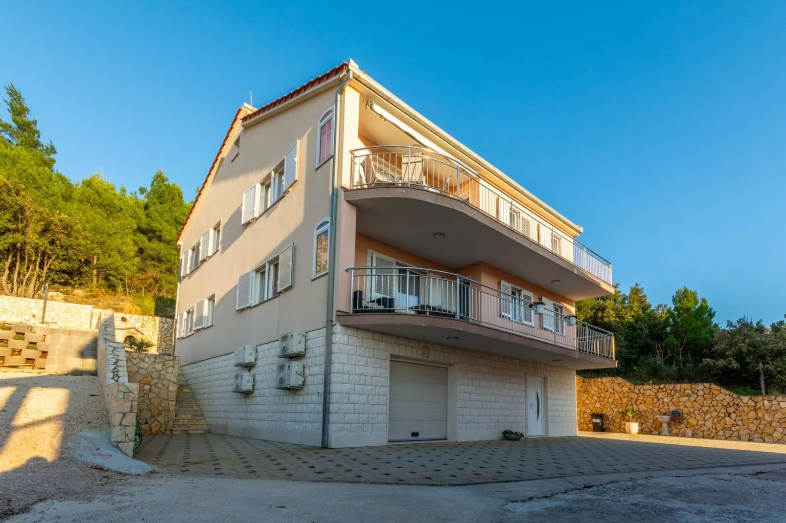 Apartments Palma -Studio with Balcony  and Sea View( Mali )-Outdoor