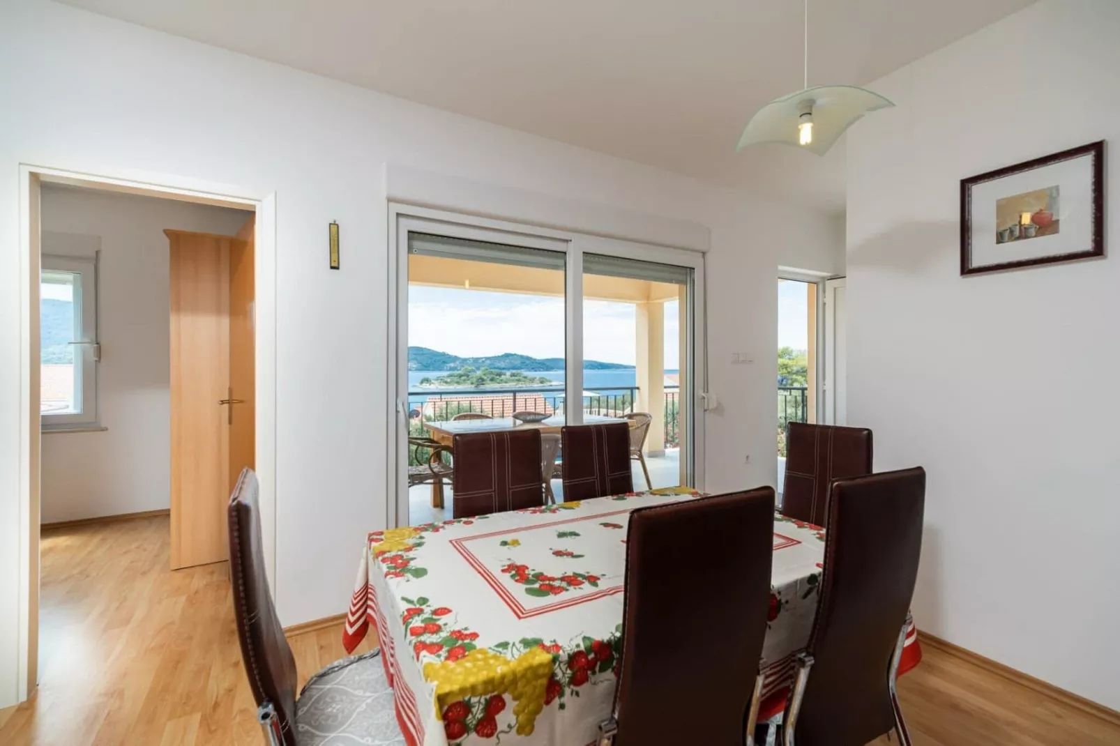 Apartments Fran-One Bedroom Apartment with Terrace and Sea View ( Fran 1 )-Dining room