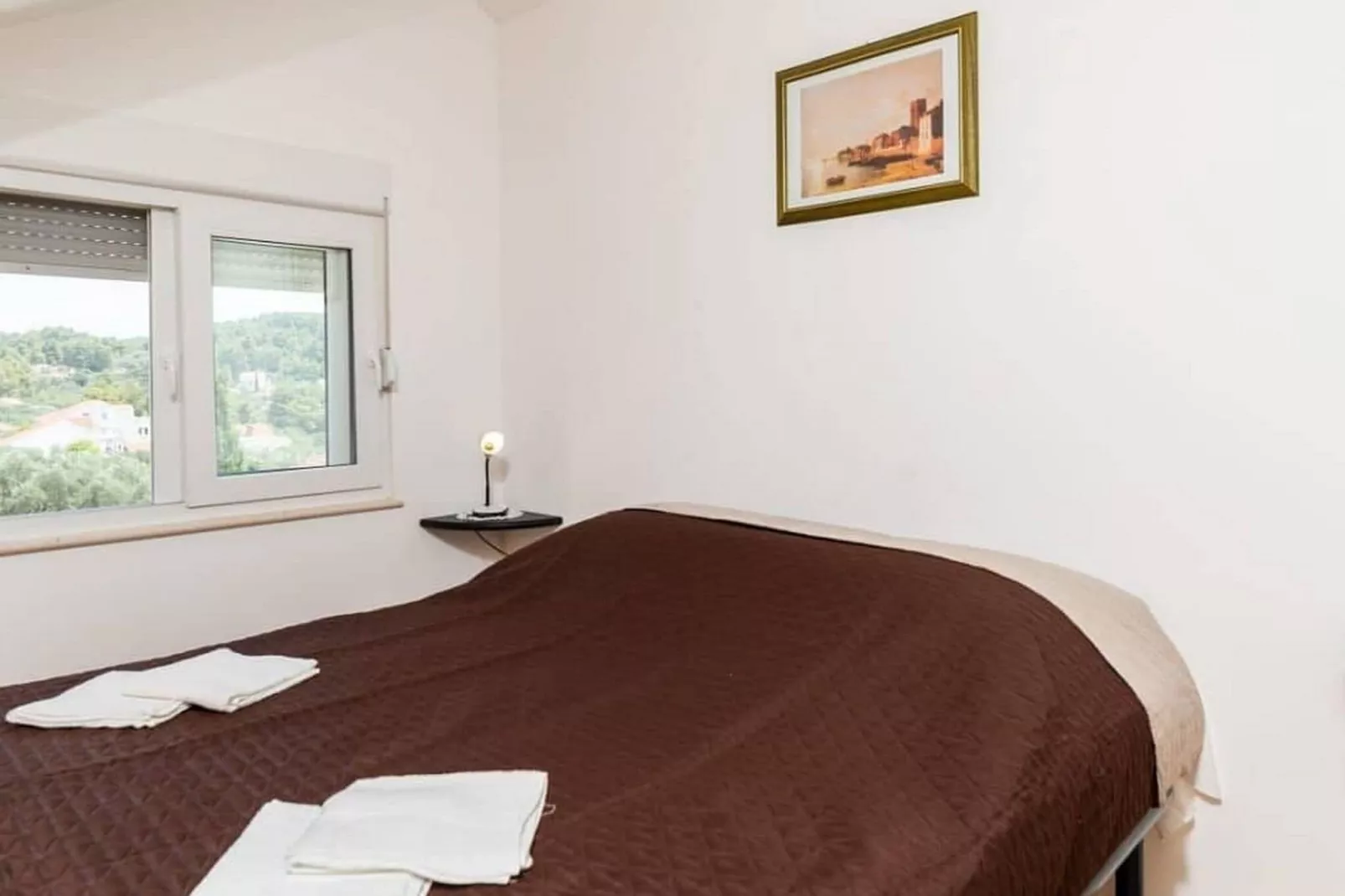 Apartments Fran-Two Bedroom Apartment with Balcony and Sea View ( Fran 2 )-Bedroom