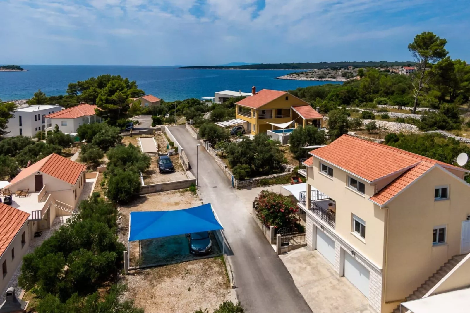Apartments Fran-Two Bedroom Apartment with Balcony and Sea View ( Fran 2 )-Outdoor
