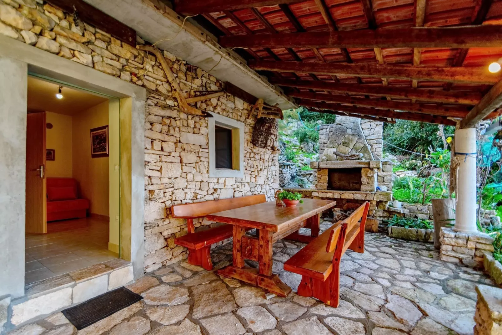 House Hidden Bay-One Bedroom Cottage with Terrace ans Sea View-Terrasse