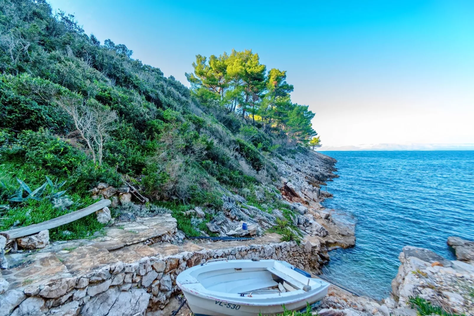 House Hidden Bay-One Bedroom Cottage with Terrace ans Sea View-Extérieur